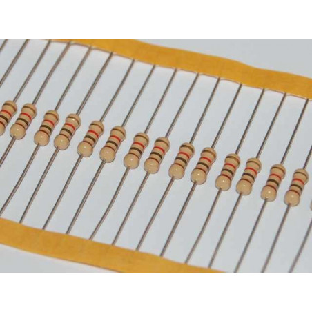 1RESISTENZA 10 Ohm 1/2W 5% (10pezzi)