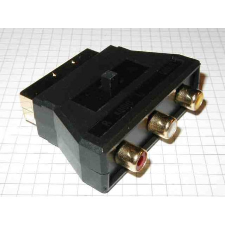 ADATTATORE SCART/RCA