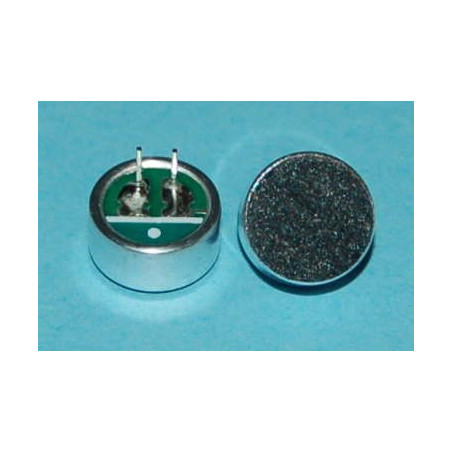 CAPSULA MICROFONICA 2PIN  9,7X4,5 PER CS