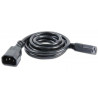 PROLUNGA KRAUN ALIMENT. IEC C14/C13 M/F 1,8MT