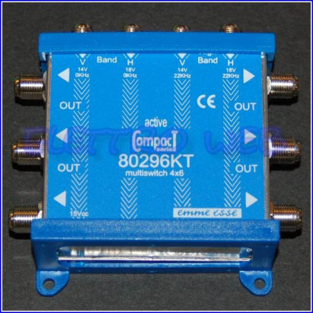MULTISWITCH TERMINALE COMPACT 4X6 ATTIVO