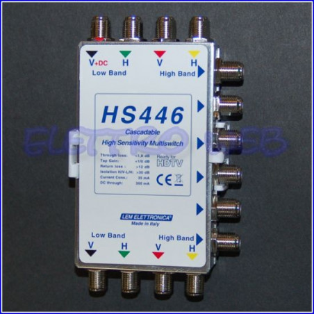 MULTISWITCH PASSANTE 4X4X6 ATTIVO