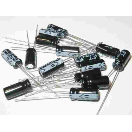Kit 110 condensatori elettrolitici