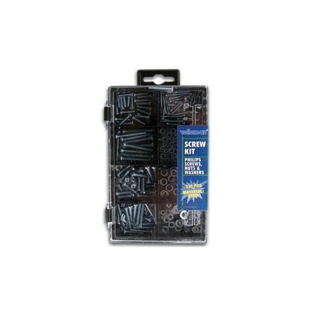 SET 330 PEZZI VITI + DADI 2.5 MA, 3 MA E 4 MA