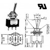 DEVIATORE MINIATURA A LEVA  ON-ON