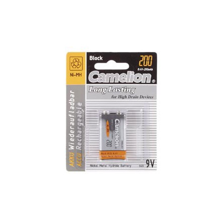 Batteria ricaricabile NiMh 9V