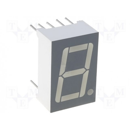 Display LED singolo a 7 segmenti 14,2mm verde