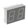 Display LED doppio a 7 segmenti 13mm verde
