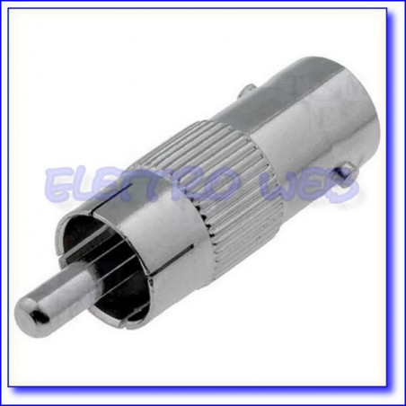 ADATTATORE Presa BNC - Spina RCA