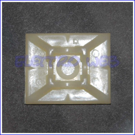 SELLETTE SUPPORTO ADESIVO PER FASCETTE 4.8mm (conf. 5 pezzi)