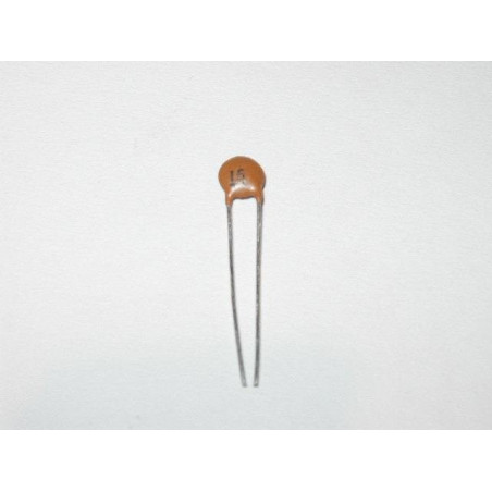 COND. CERAMICO 15pF 50VDC NPO