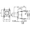 PULSANTE MICRO da Circuito Stampato NA 4 PIN 6X6mm altezza 7mm (conf. 15 pezzi)
