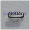 Quarzo HC49S FREQUENZA 24,0000 MHZ (conf. 3 pezzi)