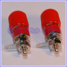 BOCCOLA DA PANNELLO diametro 4mm ROSSA (conf. 2 pezzi)
