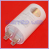 Condensatori di rifasamento - motore 6uF 450V. con attacco a faston. 34x61 mm