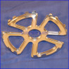 GRIGLIA DI RIDUZIONE PIANO COTTURA IN ACCIAIO 12.5 cm
