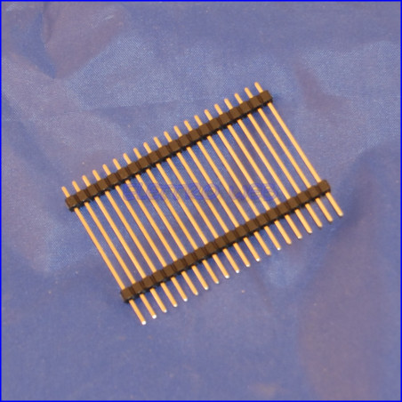 Connettori STRIP MASCHIO 1x20 POLI DRITTO 28mm