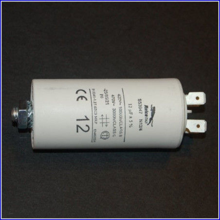 Condensatore Motore DUCATI 12uF ±5% 475V - 36x70mm Polipropilene Per Applicazioni Industriali - Foto 11