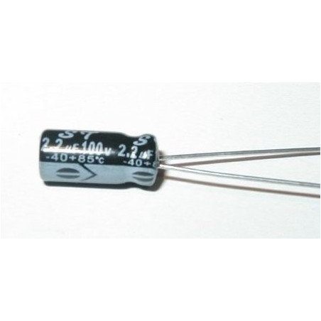 COND. ELET. 2,2uF 100V V. 5x11 P2.0