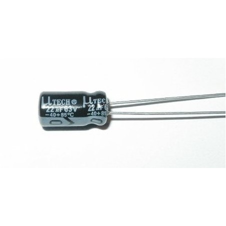COND. ELET. 22uF 63V 6,3x11 P2,5