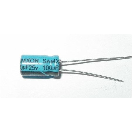 COND. ELET. 100uF 25V V.6,3X11 P2,5