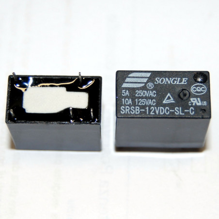 RELE 12VDC 1 SCAMBIO SRSB-12VDC-SL-C