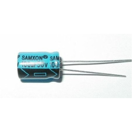 COND. ELET. 100uF 50V V. 8X12 P3,5