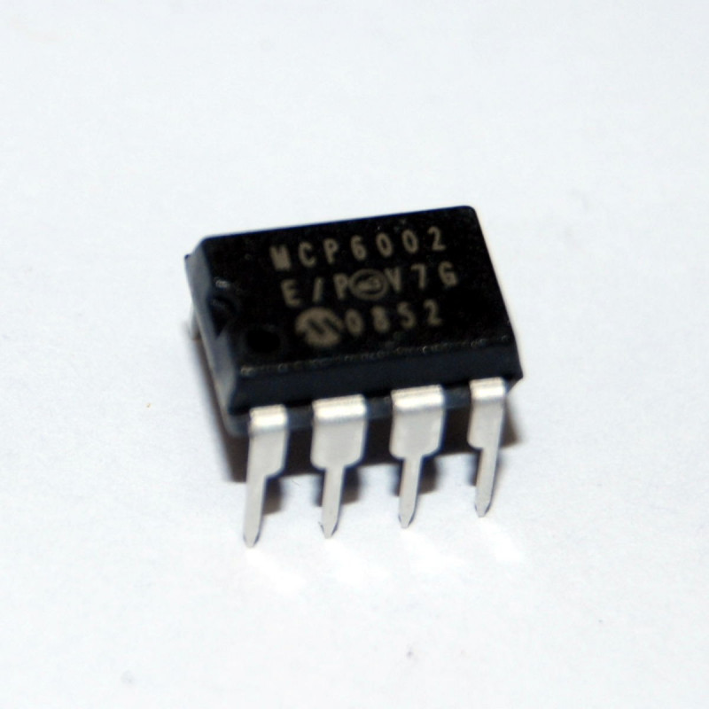 INTEGRATO MCP6002-E/P - Amplificatore Operazionale DUAL 1.8V - MICROCHIP