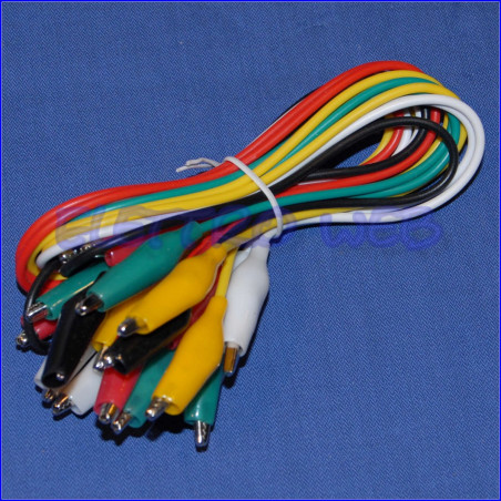 Set 10 Cavetti colorati con coccodrilli