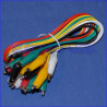 Set 10 Cavetti colorati con coccodrilli
