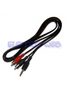CAVO AUDIO STEREO JACK 3,5mm - 2 RCA - 1,5m