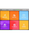 Videoregistratore digitale ibrido 4 canali audio-video - DVR 8004 H