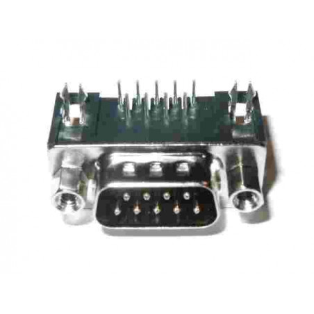 CONNETTORE SUB-D MASCHIO 9 POLI 90GR