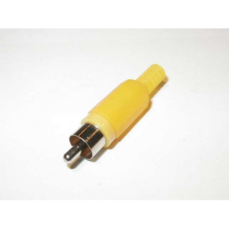 RCA PLUG + PRT. - YELLOW