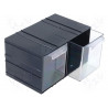 CASSETTIERA A 2 CASSETTI TRASP.