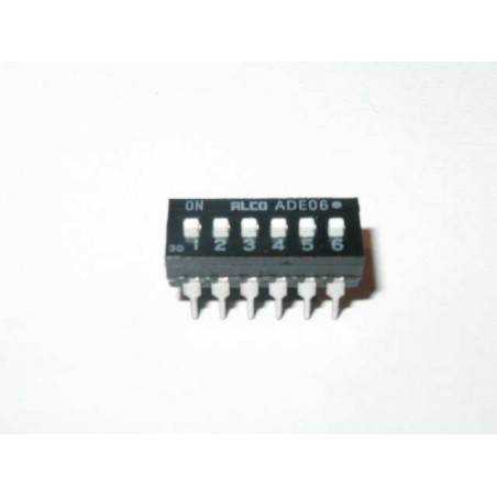 DIP SWITCH 6 POLI DIL