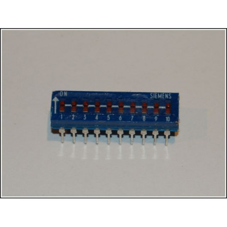 DIP SWITCH 10 POLI DIL