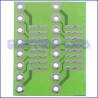 Adattatore  SO/DIP 16 pin a DIL