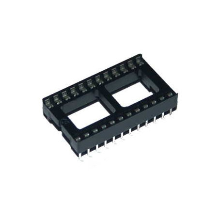 ZOCCOLO DIL 24 PIN - Passo 15,24