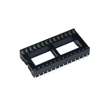 ZOCCOLO DIL 28 PIN Passo 15,24