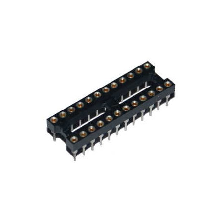 ZOCCOLO DIL 24 PIN TORNITO Passo 7,62