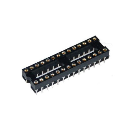 ZOCCOLO DIL 28 PIN TORNITO Passo 7,62