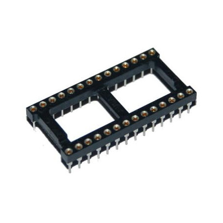ZOCCOLO DIL 28 PIN TORNITO Passo 15,24