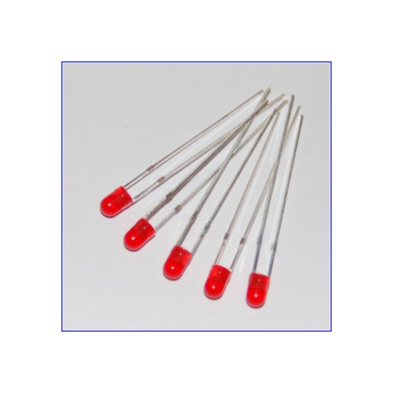 LED 3 mm ROSSO
