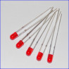LED 3 mm ROSSO
