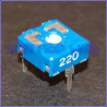 TRIMMER 220 Ohm 10X10 Orrizontale